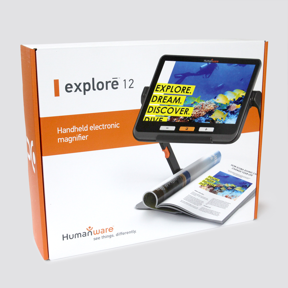 Humanware explorē 12 Portable Video Magnifier
